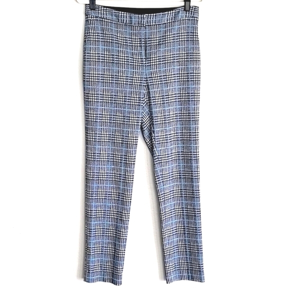 Vince Camuto Glen Plaid Ankle Pants - Size 8 - Picture 2 of 6